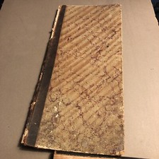 Civil War Era dekalb County Malta Illinois general Store Ledger Book picture