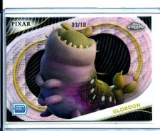 Glordon 2025 Topps Chrome Disney  Black Wave Refractor SSP # d 03/10 picture