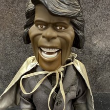 James Brown Music Bobblehead Figure w/ Sound Button, Gray Suit Gold Cape picture
