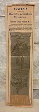 Antique 1893 Chicago World's Fair World's Columbian Exposition Silk Ribbon picture