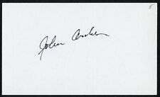 John Archer d1999 signed autograph auto 3x5 Cut American Actor in White Heat picture