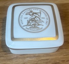 Norton Gallery Limoges France Trinket Box, 50 Anniversary (1941 - 1991) picture
