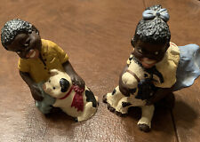 Black Children With Farm Animals Figurines- Limited Addition Number 67/950 VG++￼ picture