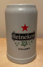 Heineken Holland OctoberFest Ceramic 8” Beer Stein Mug Ceramarte Brazil iL 34-oz picture