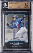 2004 BOWMAN CHROME #183 CHIN-LUNG HU BGS 9.5 picture