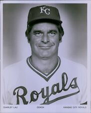 LG863 1978 Original Photo CHARLEY LAU Kansas City Royals Baseball Coach MLB picture