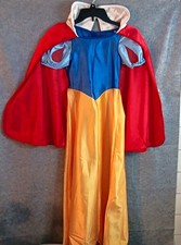 1990s Snow White Costume Dress Girls Cape Collar Clear Flaws See Pics picture