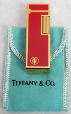 VINTAGE TIFFANY & CO RED LACQUER ENAMEL & GOLD 2.5