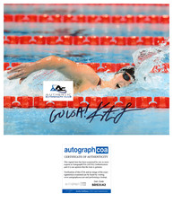KATIE LEDECKY AUTOGRAPH SIGNED 8X10 PHOTO US WOMENS OLYMPIC SWIMMER ACOA picture