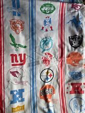 Vintage NFL Twin Bed Flatted Sheet 1970’s fabric RARE picture