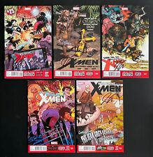 WOLVERINE AND THE X-MEN #25, 26, 27, 28, 29 Hi-Grade Signed By Jason Aaron 2013 picture