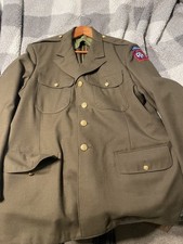 WW2 Reproduction US Army Service Coat Dress Size 50 WWII Impressions picture