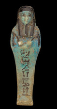 Ancient Egyptian Antiques Faience Ushabti Shabti Rare Funerary Artifact BC picture