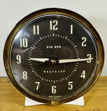 Westclox Big Ben Round Analog Mechanical Alarm Clock Arabic Numerals White/Gold picture