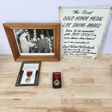 Vintage 1952 Boy Scouts Of America 10K Gold Honor Medal For Life Saving picture
