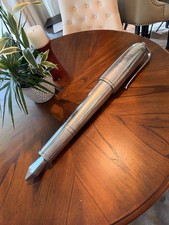 Vintage Oversized Fountain Pen Aluminum picture
