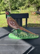Holland Mold Ceramic Pheasant Bird Statue Figurine 10”x14
