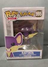 Funko Pop Games Pokémon Rattata #595 Pop Vinyl Figure w/protector picture