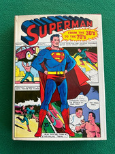 SUPERMAN FROM THE 30s TO THE 70s 1971 Crown Hardcover Book with Dust Jacket picture