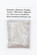 Diamond Micron Powder 50.000 Grit Mesh (0-0.5 Micron) Weight 100 Carat - 20 Gram picture
