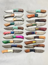 LOT OF 50 PCS 8 INCH HANDMADE DAMASCUS STEEL SKINER KNIVES (USA tariff Free) picture