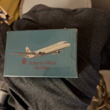 Vintage America West Airlines Deck Of Playing Cards 737 Aircraft Aviation Logo picture
