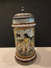 Antique grman lidded beer stein Mettlach pc#2901 picture