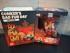 Conker's Bad Fur Day #0 Vinyl Figure Statue N64 King Conker Youtooz + Protector picture