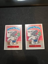 1987 Topps Garbage Pail Kids OS7 Pete Seat Noel Bowl #264a/b *LOT OF 2* picture