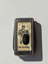 Vintage Sears Pocket Knife Nail File Money Clip Gas Oil Mr Allstate Advertising picture