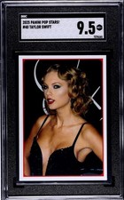 2025 Panini Pop Stars TAYLOR SWIFT #40 SGC 9.5 Pop 1 highest Eras Tour picture