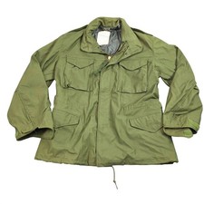 Vintage 1972 US Army M65 Field Jacket Cold M Regular Vietnam Era Olive Green picture