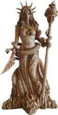 Pacific Giftware Greek Goddess White Hecate Figurine Statue picture