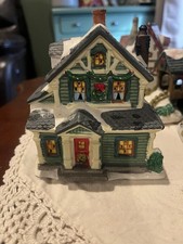 Christmas Village Houses Cobblestone Set (6) picture