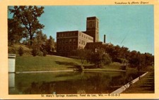postcard St. Mary's Springs Academy Fond Du Loc Wisconsin 2684 picture