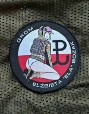 Rainbow Six: Siege, Ela Female Soldier Poland GROM airsoft morale military patch picture