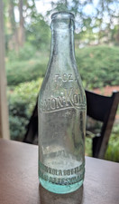 VINTAGE Sea Blue Lemon-Kola, Charlottesville VA, Lemon Kola Co, 7 oz Soda Bottle picture