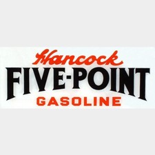 Hancock Five Point Flat Ad Glass (AG439) - SEE DESCRIPTION picture