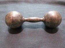 Vintage 1992 Tiffany .925 Sterling Silver Baby Rattle - DENTED/TARNISHED, 52.8g picture