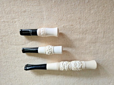 VTG SET OF 3Cigarette Holders Block Meerschaum Handmade NEVER SMOKED picture