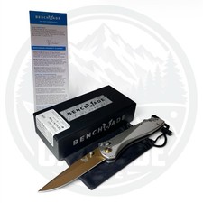 Benchmade 710FE-2401 Seven Ten CPM-S30V Silver / FDE USA Made Folding Knife Axis picture