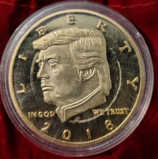 2018 Donald J. Trump Liberty In God We Trust Commemorative Coin US Politics picture