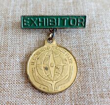 Vintage US World Trade Fair Exhibitor Medal 1961 Fifth Annual New York City NY picture
