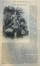 1873 Sicily Sicilians Palermo Santa Maria Di Gesu Gigenti Temple of Segeste picture