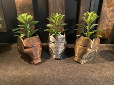 Vintage style Super Soldier Flower Pot Planter Pencil Cup picture