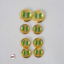 ALPHA KAPPA ALPHA Custom Buttons for blazers in Gold color 8 Buttons, AKA Butto picture