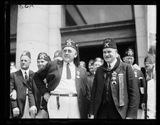 Photo:Shriners 1910s Masonic Men Fez Portrait Group Formal Suit picture