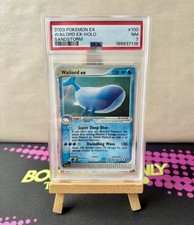 2003 Pokemon EX Sandstorm Wailord ex Holo #100 Ultra Rare PSA 7 Double Swirl ✨ picture