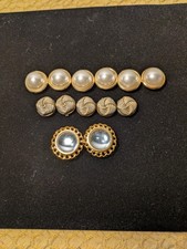 Vintage Mixed Lot of Button Covers, 6 Clickits, 7 misc, 13 total picture