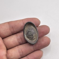 Vintage Antique Tibetan Old Bronze Bar Coin With Rare Inscription  picture